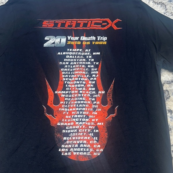 Static-X Wisconsin Death Trip Tour T-Shirt Black Men’s XXL - Picture 6 of 6